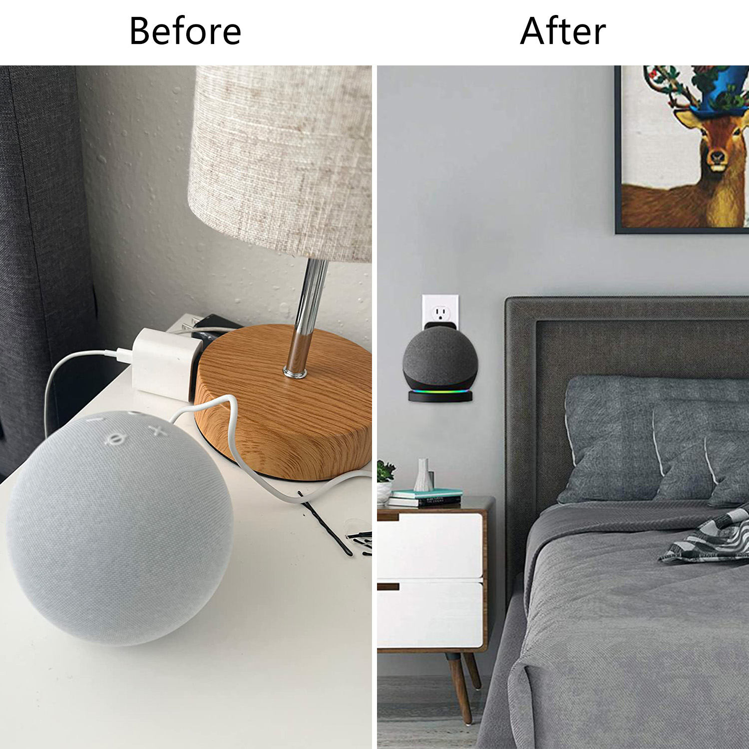 Soporte de Pared para Echo Dot - Amazon Speaker Echo Dot 5 reseña y precio